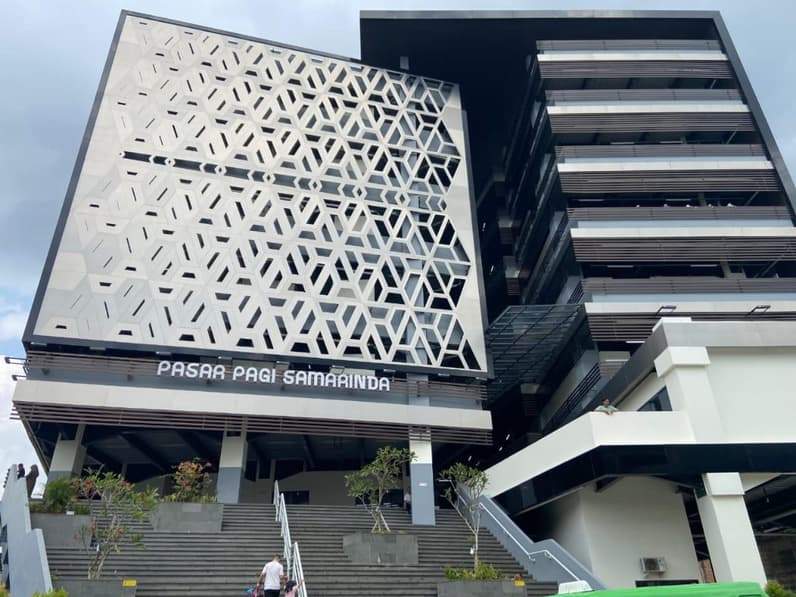 Pasar Pagi Samarinda. (Foto: Tri/Pusaranmedia.com)