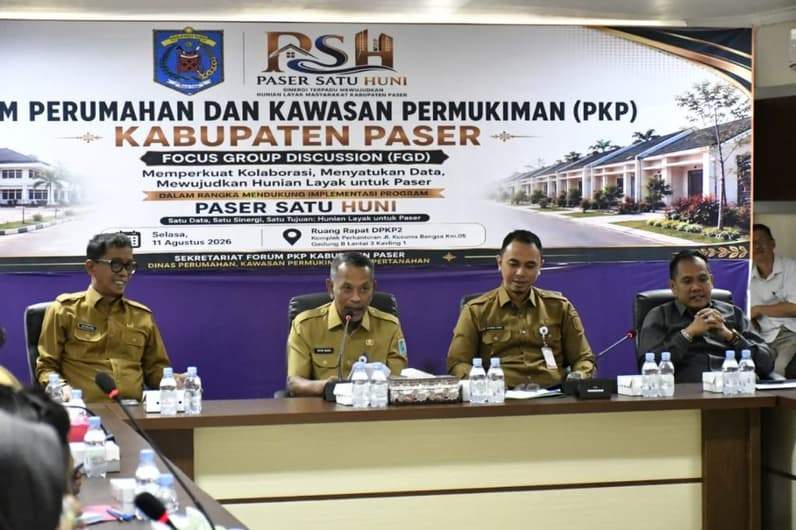 Penyelenggaraan FGD PKP oleh DPKP2 Paser, untuk menjalankan program Paser Satu Huni. (Foto: Luthfi/Pusaranmedia.com)