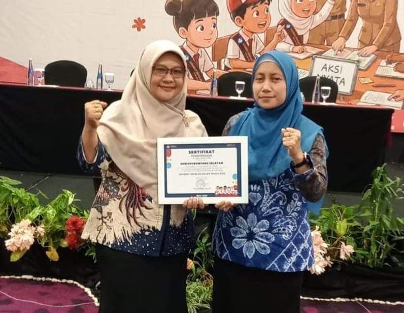 Kepala SDN 001 Bontang Selatan, Novita Susyati Saat Hadiri Pembekalan Sahabat Sekolah Dasar 2026 (Dok:Lutfi Aziz/Pusaranmedia.com)