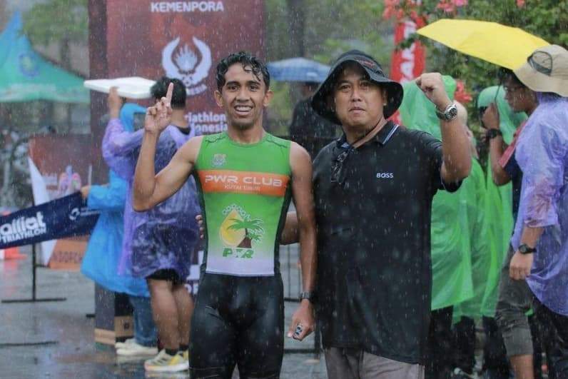 Atlet Duathlon Junior, Gilang Nugraha sabet emas di Kejurnas. (Foto: Dok.KONI)