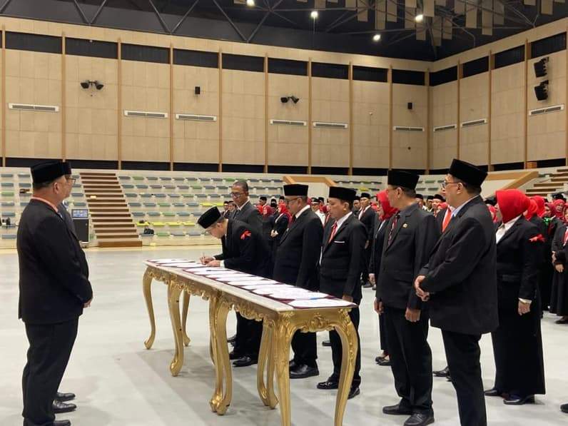 Ilustrasi pelantikan Pejabat Eselon III. (Foto: Tri/Pusaranmedia.com)