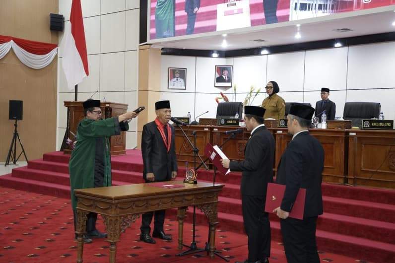 Sudiyo Sumpah/Janji untuk Sisa Masa Jabatan 2024–2029 (Dok:Lutfi Aziz/Pusaranmedia.com)