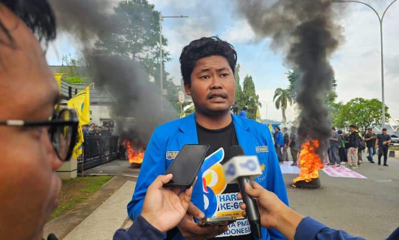 Ketua PKC PMII Kaltim, Muhammad Said Abdillah Kritik Gaya Komunikasi Rudy Mas’ud. (Foto: Herdi/Pusaranmedia.com)