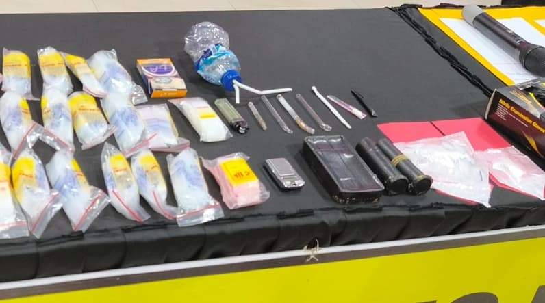 Ilustrasi Barang Bukti Sabu di Polres Bontang. (Foto: Lutfi Aziz/Pusaranmedia.com)