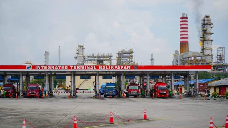 Ilustrasi lokasi Integrated Terminal Balikpapan. (Foto: PT Pertamina Patra Niaga Regional Kalimantan)