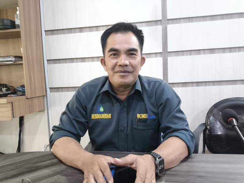 Kepala Bagian Teknik Perumda Tirta Taka Nunukan, Rusdiansyah. (Foto: Diansyah/Pusaranmedia.com)