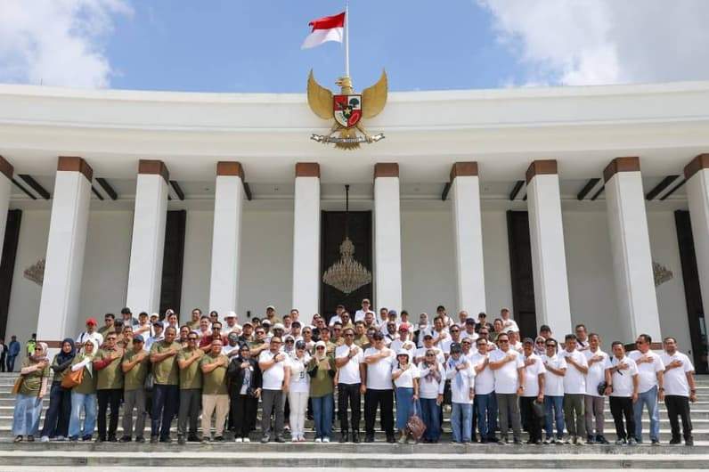KPU se-Indonesia melakukan kunjungan kerja di IKN, Jumat (24/4/2026). (Foto: Humas Otorita IKN)