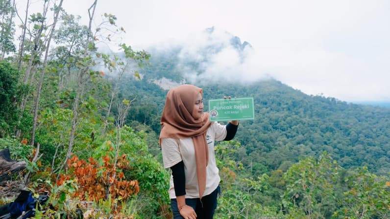 Objek wisata Baru Puncak Rejeki di Kampung Panaan. (Foto: Istimewa)
