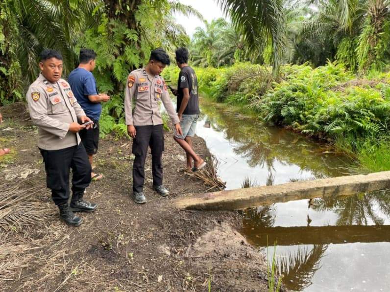 Lokasi ditemukannya jasad Ramadhani. (Foto : Dok Polres Paser)