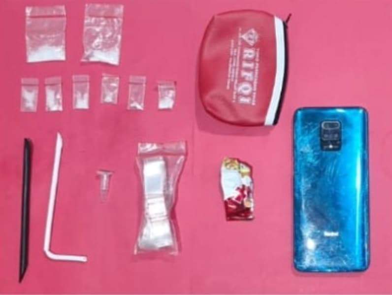 Barang bukti yang Diamankan Polres Bontang. (Foto: Lutfi Aziz/Pusaranmedia.com)