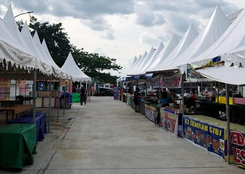 Lapak Pasar Ramadan 1447 di TAS tenggarong. (Foto: Aswin/Pusaranmedia.com)