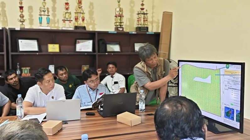 Rapat koordinasi antara DKPP Nunukan bersama Ditjen LIP Kementan RI (Foto: DKPP Nunukan)