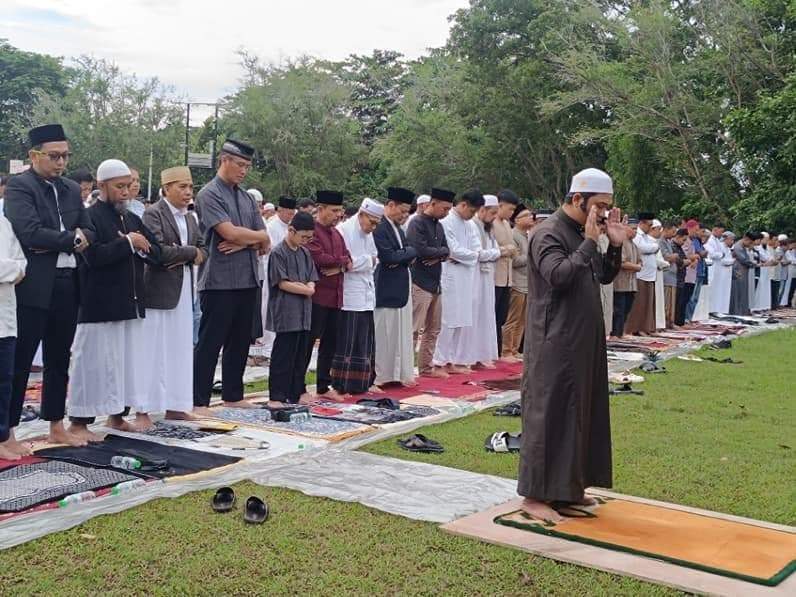 Ilustrasi pelaksanaan ibadah salat. (Foto: Achmad Fadillah/Pusaranmedia.com)