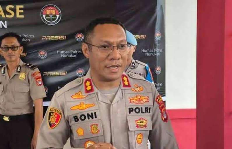 Kapolres Nunukan, AKBP Bonifasius Rumbewas. (Foto: Diansyah/Pusaranmedia.com)