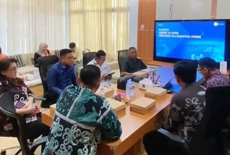 Suasana pertemuan di Kantor PLN UP3 Kaltara. (Foto : Istimewa)