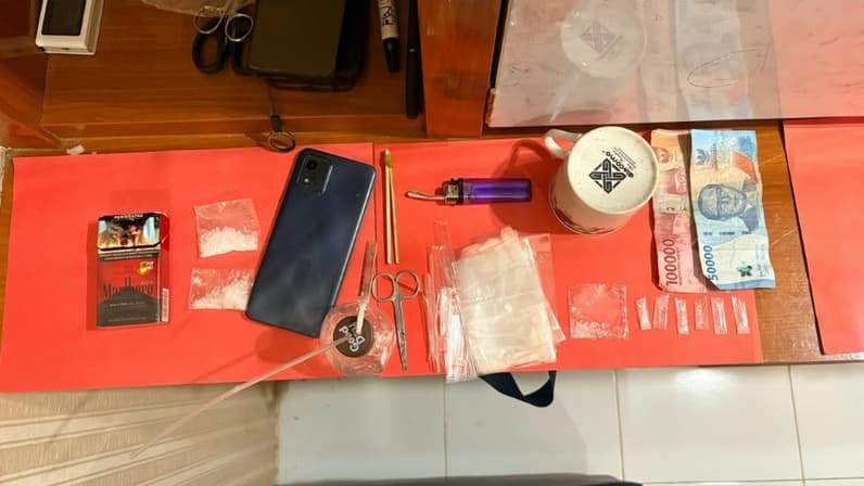 Barang bukti sabu yang berhasil diamankan oleh Satreskoba Polres Nunukan. (Foto: Polres Nunukan)