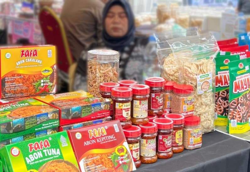 Produk UMKM Berau yang telah memiliki label halal. (Foto: Nur Hidayah/Pusaranmedia.com)