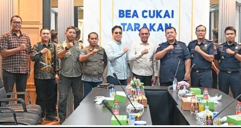 Suasana kunjungan kerja di Kantor Bea Cukai Tarakan. (Foto: Istimewa)