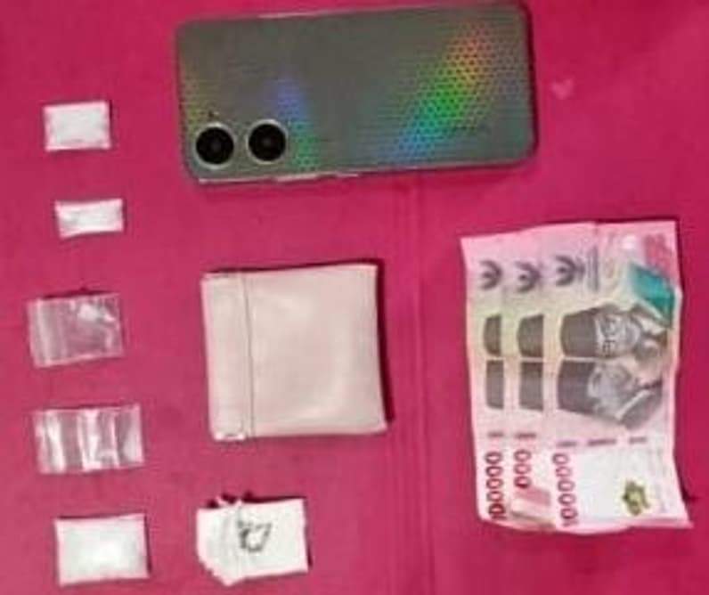 Barang Bukti yang Diamankan Polres Bontang. (Foto: Lutfi Aziz/Pusaranmedia.com)