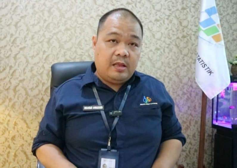 Kepala BPS Nunukan, Iskandar Ahmadien. (Foto: Diansyah/Pusaranmedia.com)