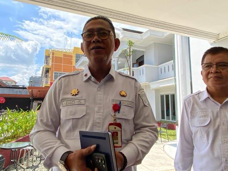 Plt Asisten I Sekretariat Daerah Kota Samarinda, Eko Suprayetno usai meninjau Nordu Cafe di Jalan Juanda, Rabu (10/6/2026). (Foto: Tri/Pusaranmedia.com)