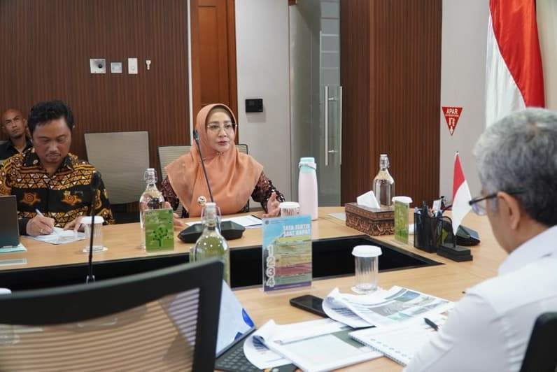 Audiensi Bupati Berau dengan jajaran Direktorat Jenderal Perhubungan Laut Kementerian Perhubungan. (Foto: Prokopim Berau)