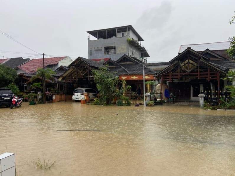 Ilustrasi banjir. (Foto:Tri/Pusaranmedia.com)