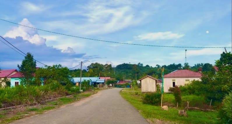 Kampung Birang, Kecamatan Gunung Tabur. (Foto: Istimewa)