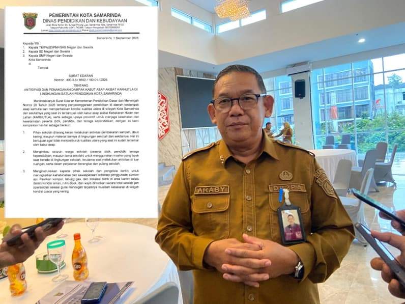 Plt Kepala Disdikbud Samarinda, Ibnu Araby. (Foto: Tri/Pusaranmedia.com)