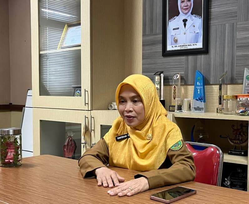 Pelaksana Tugas (Plt) Kepala Dinas Ketahanan Pangan Berau, Tentram Rahayu. (Foto: Nur Hidayah/ pusaranmedia.com)