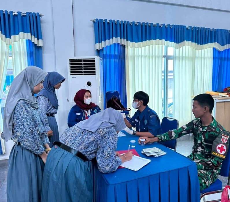 BNN Kota Bontang Gelar Tes Urine di SMA N 1 Bontang (Dok:Lutfi Aziz/Pusaranmedia.com)
