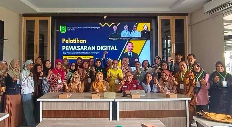 Pelatihan pemasaran digital. (Foto: Diskoperindag Berau)