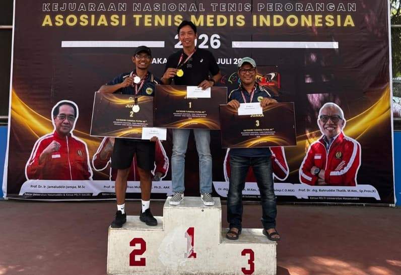 Tiga atlet Paser taih juara dalam ajang Kejurnas Perorangan ATMI 2026, di Makassar. (Foto: Dok.Pelti Paser)