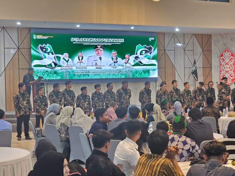 Pelantikan Pengurus HMI Samarinda 2026-2027. (Foto: Herdi/Pusaranmedia.com)