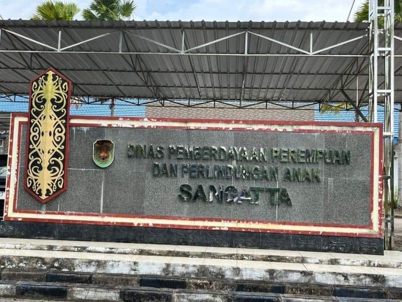 Potret plan kantor Dinas Pemberdayaan Perempuan dan Perlindungan Anak Kabupaten Kutai Timur. (Foto: Siswandi/Pusaranmedia.com)