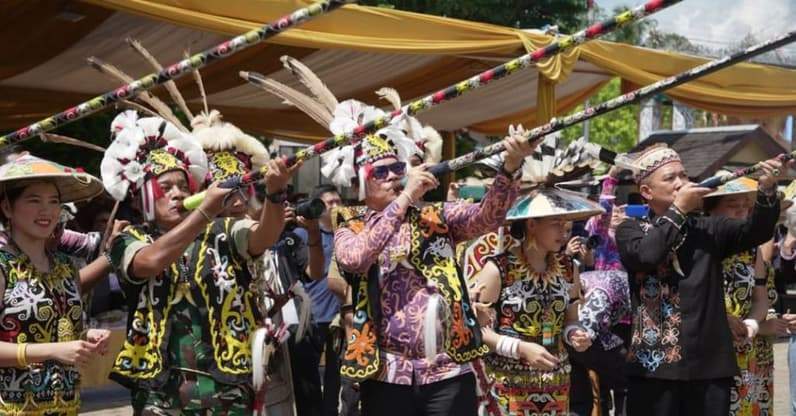 Pembukaan Festival Budaya Pampang, Kamis (25/6/2026). (Foto: Dok.Pemkot Samarinda)
