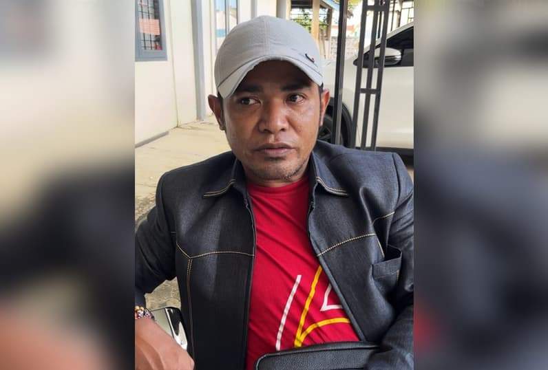 Ketua FPBM KASBI Kutai Timur, Bernadus Andre. (Foto: Siswandi/Pusaranmedia.com)