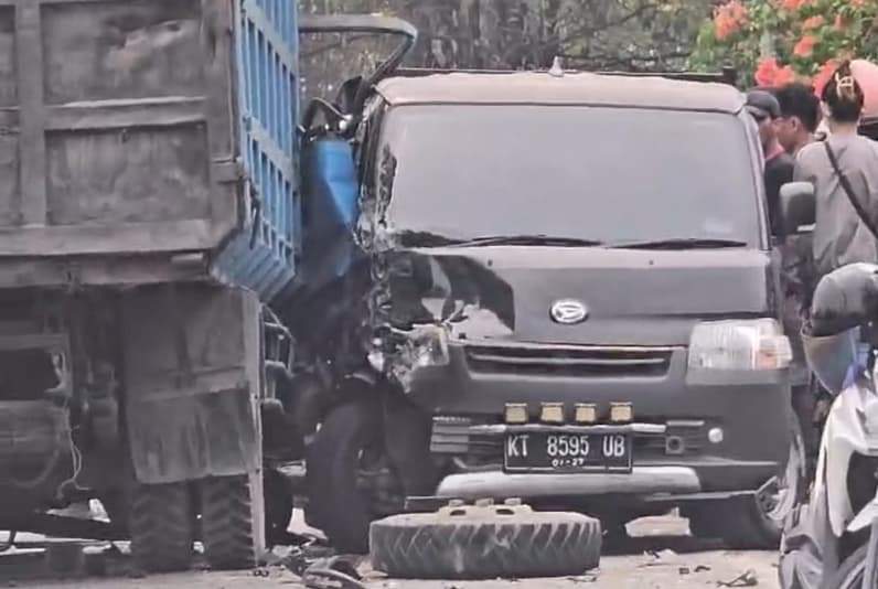 Kondisi Kecelakaan di Jembatan Kukar (Foto: Arif)