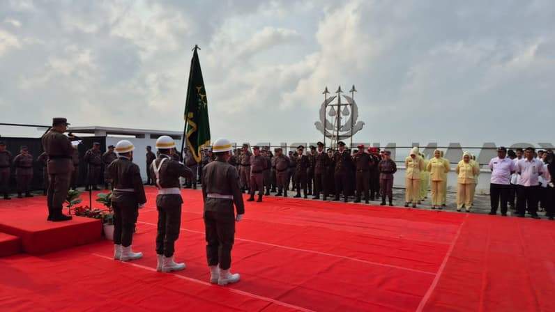 Kejari Balikpapan memperingati Hari Lahir ke-81 Kejaksaan RI, Rabu (2/9/2026). (Foto: Kejari Balikpapan)