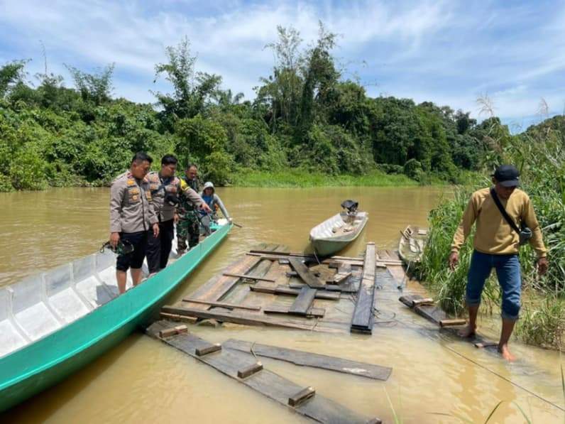 Lokasi ditemukannya almarhum Alman yang tenggelam di Sungai Toyu, Desa Muara Toyu, Kecamatan Long Kali, Kabupaten Paser. (Foto : BPBD Paser)