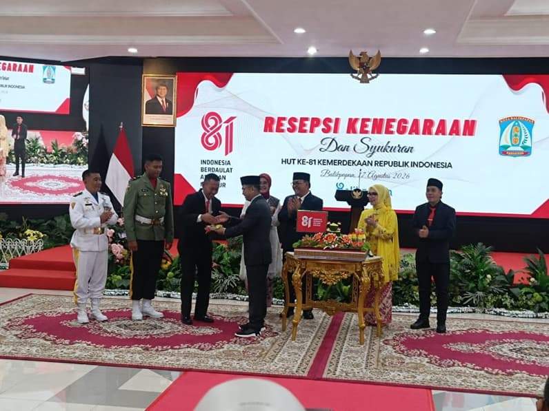 Malam syukuran di Auditorium Balaikota Balikpapan, Senin (17/8/2026). (Foto: Achmad Fadillah/Pusaranmedia.com)