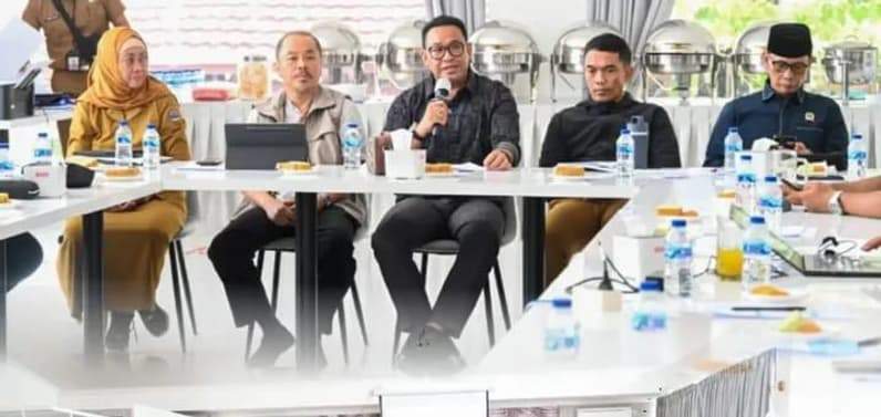 Wakil Ketua Komisi IV DPRD Kaltara, Syamsuddin Arfah, saat memimpin rapat koordinasi tentang keberlanjutan program JKN. (Foto: Istimewa)