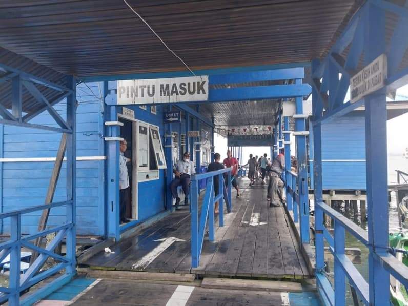 Pengelolaan Pelabuhan Speedboat Penajam telah diambil alih Pemrov Kaltim. (Foto: Adi Kade/Pusaranmedia.com).