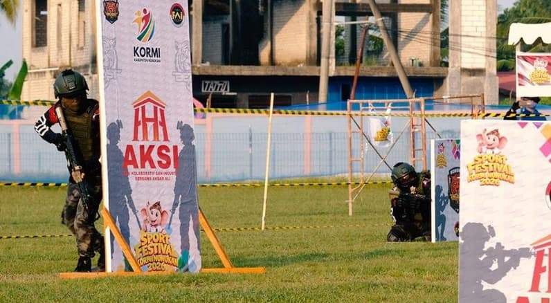Border Airsoft Tournament (BEAST) 3on3 yang dilaksanakan di Kabupaten Nunukan (Foto: Diansyah/pusaranmedia.com)