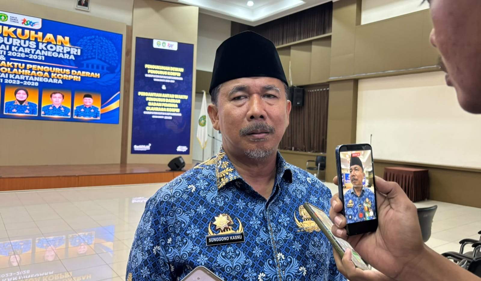 Sekda Kukar, Sunggono (Foto: Aswin/pusaranmedia.com)