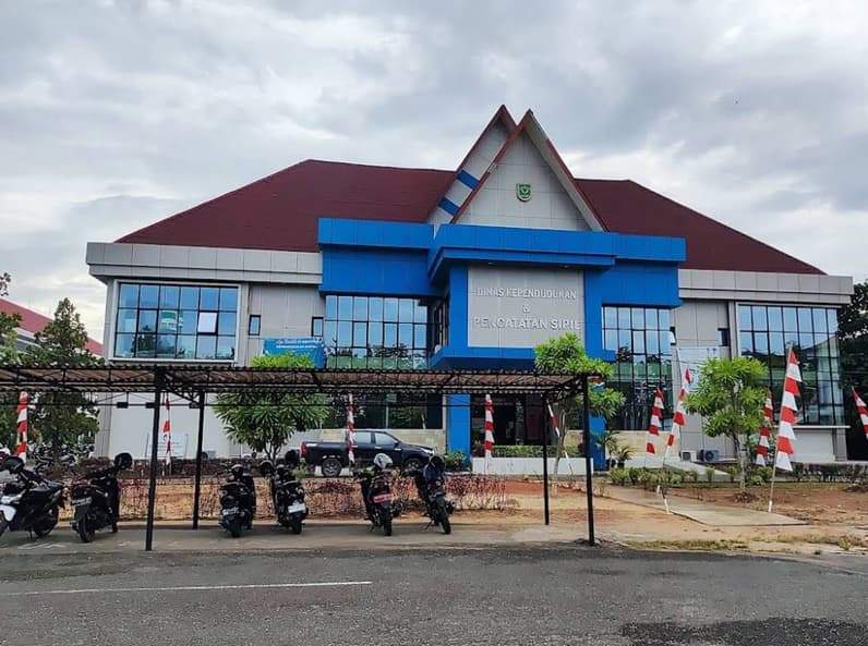 Kantor Disdukcapil Berau. (Foto: Nur Hidayah/Pusaranmedia.com)