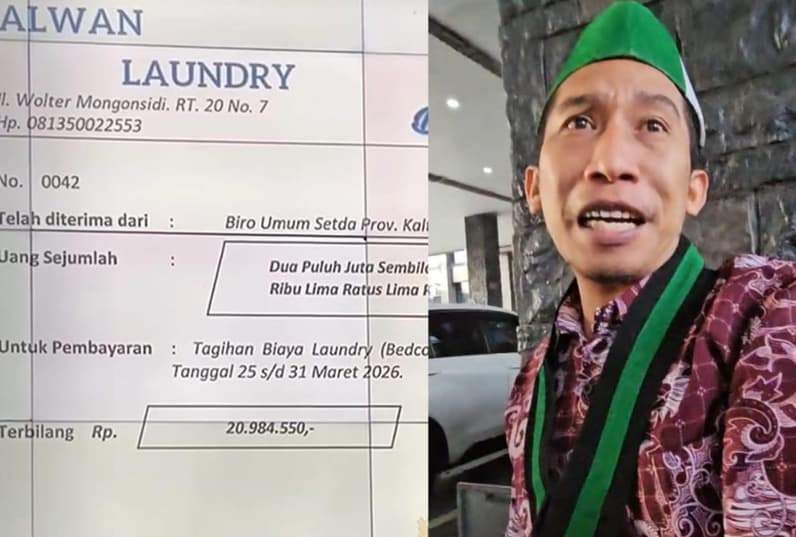 Kader HMI di Kaltim Soroti biaya laundry Pemprov Kaltim. (Foto: Herdi/Pusaranmedia.com)