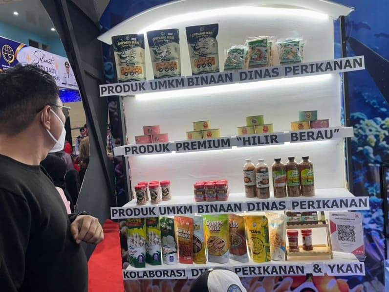 Produk UMKM binaan Dinas Perikanan Berau. (Foto: Nur Hidayah/Pusaranmedia.com)