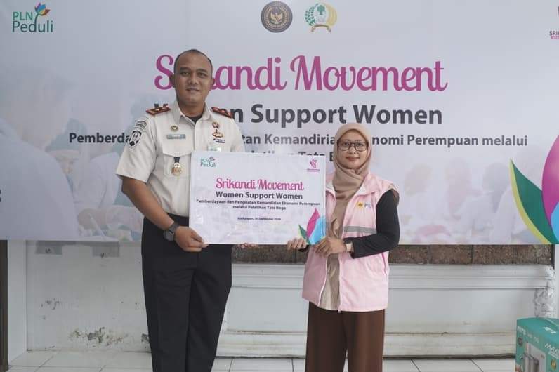 PLN melaksanakan TJSL program Srikandi Movement di Rutan Kelas IIA Balikpapan, Rabu (30/9/2026). (Foto: PT PLN UID Kaltimra)