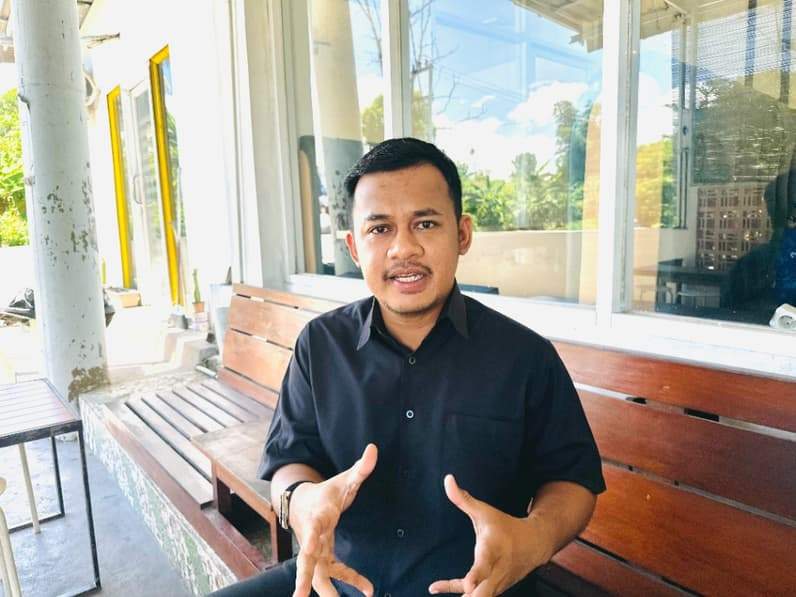 Ketua Umum BPC HIPMI Kabupaten Nunukan Djiorezi Silawane (Foto: Diansyah/pusaranmedia.com)